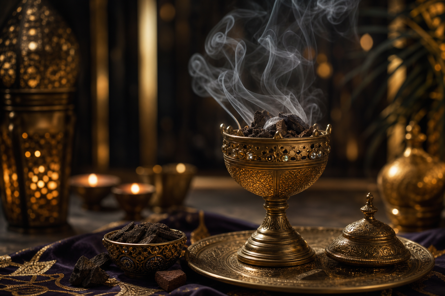 Arabian bakhoor and oud incense