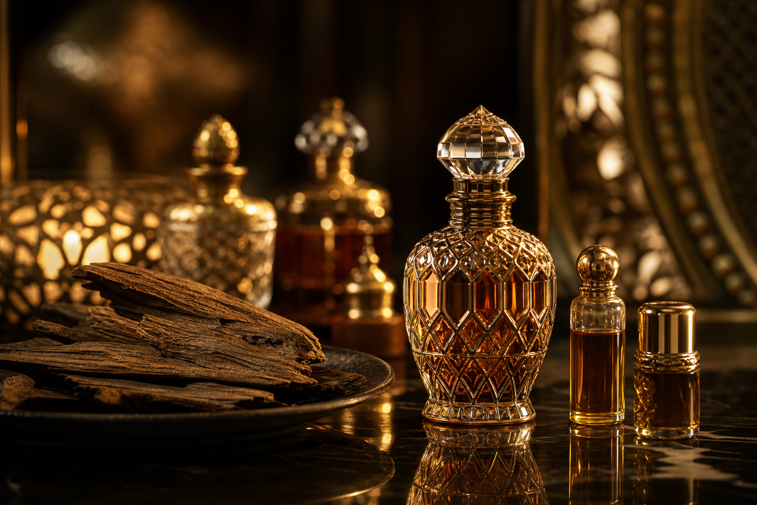 Luxury Arabian oud perfumes